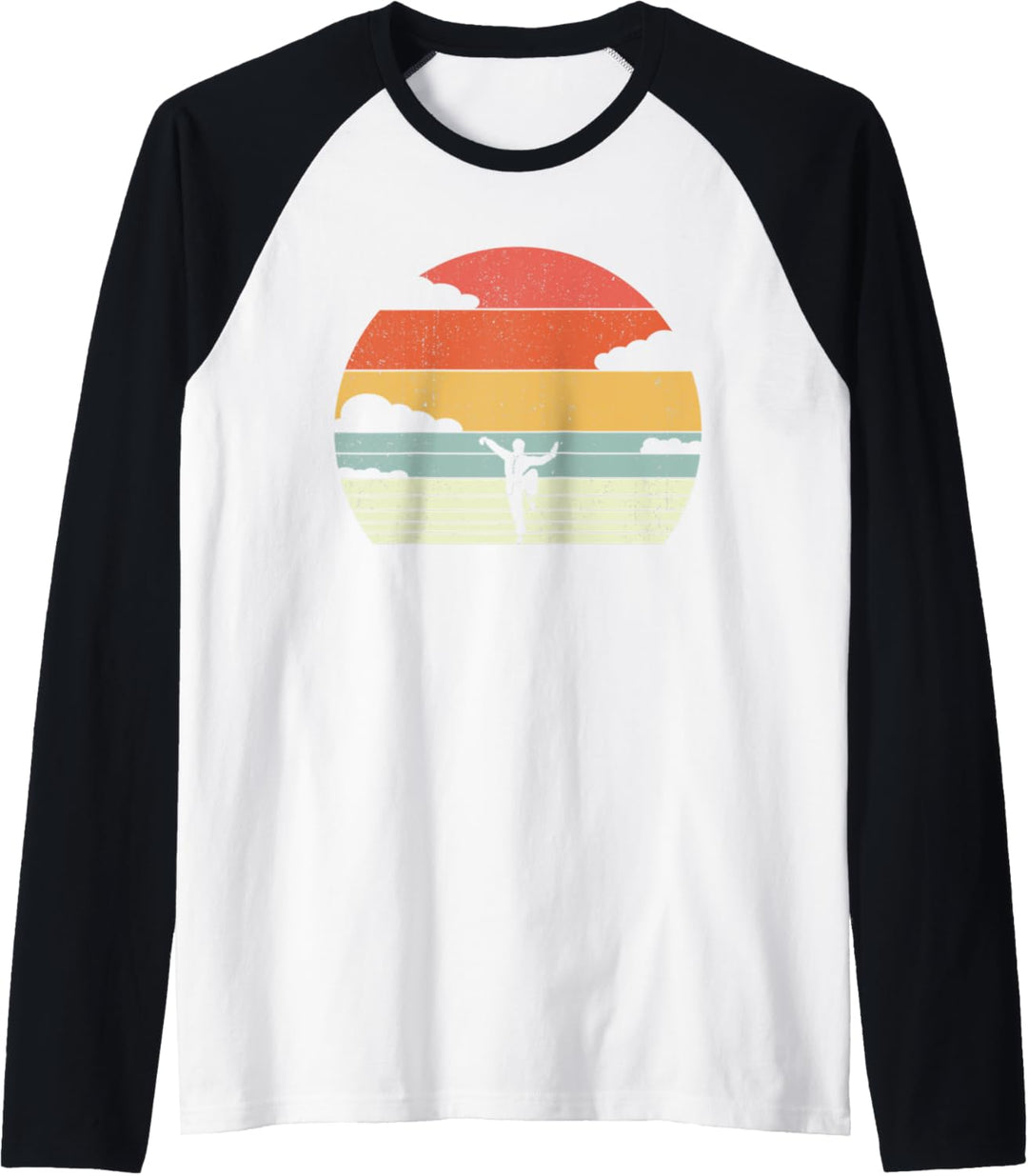 Retro Martial Arts Kämpfer Kampfsport - Vintage Kung Fu Raglan