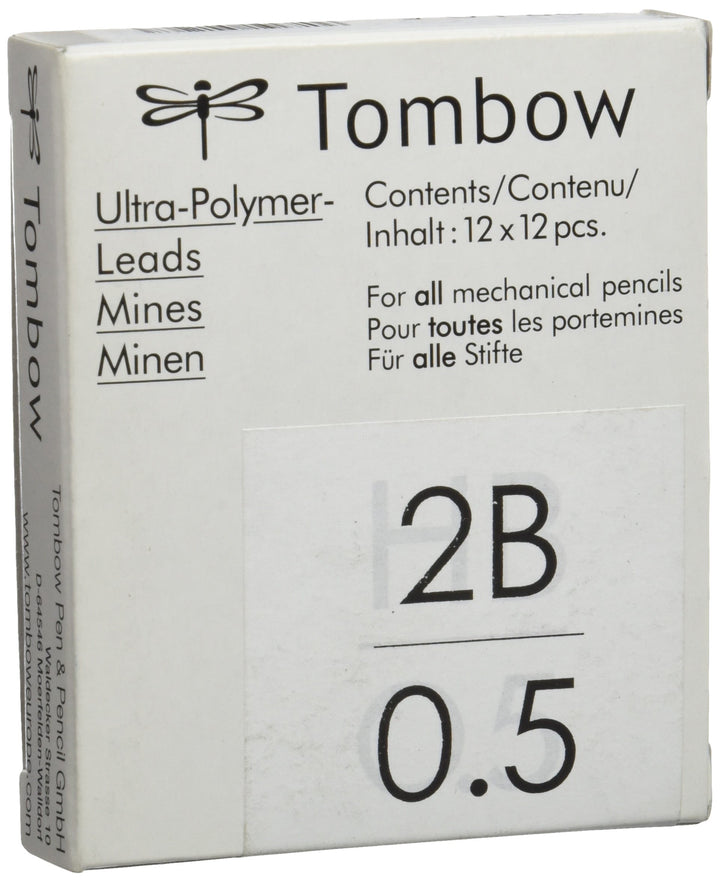 Tombow ex-05p-2b – Box 12 Tuben mit 12 Minen, 0.5 mm