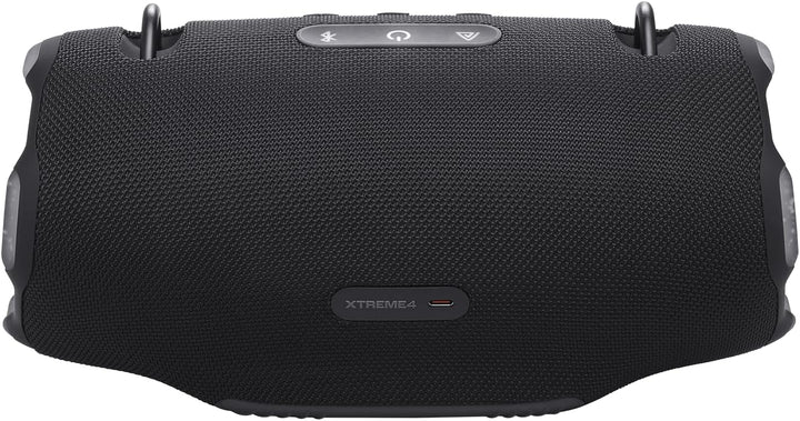 JBL Xtreme 4 Musikbox in Schwarz – Tragbare Bluetooth-Lautsprecher-Box mit tiefem Bass, KI-Sound-Boo