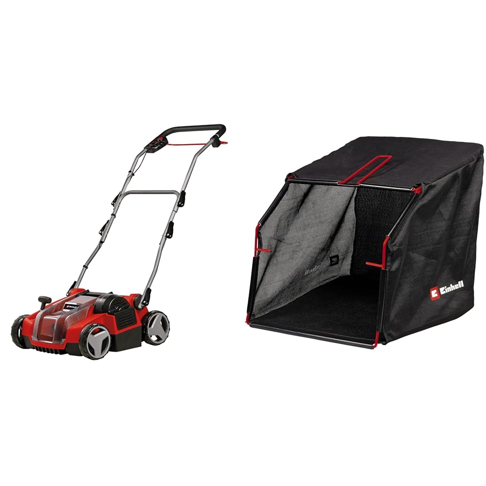 Einhell Akku-Vertikutierer-Lüfter GE-SC 36/35 Li-Solo Power X-Change (36 V, 35 cm Arbeitsbreite, Bru