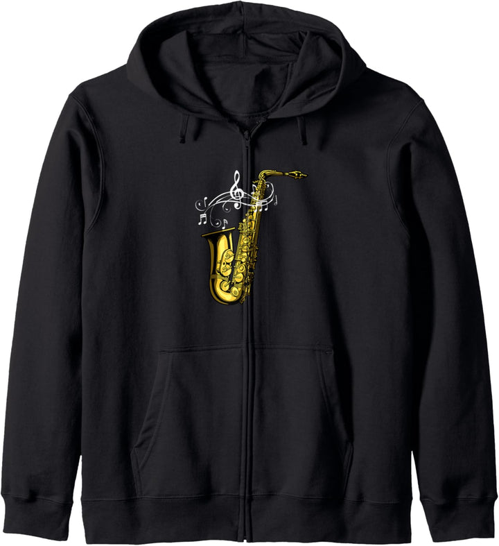 Spielmannszug Fanfarenzug - Saxofon Saxophonist Saxophon Kapuzenjacke
