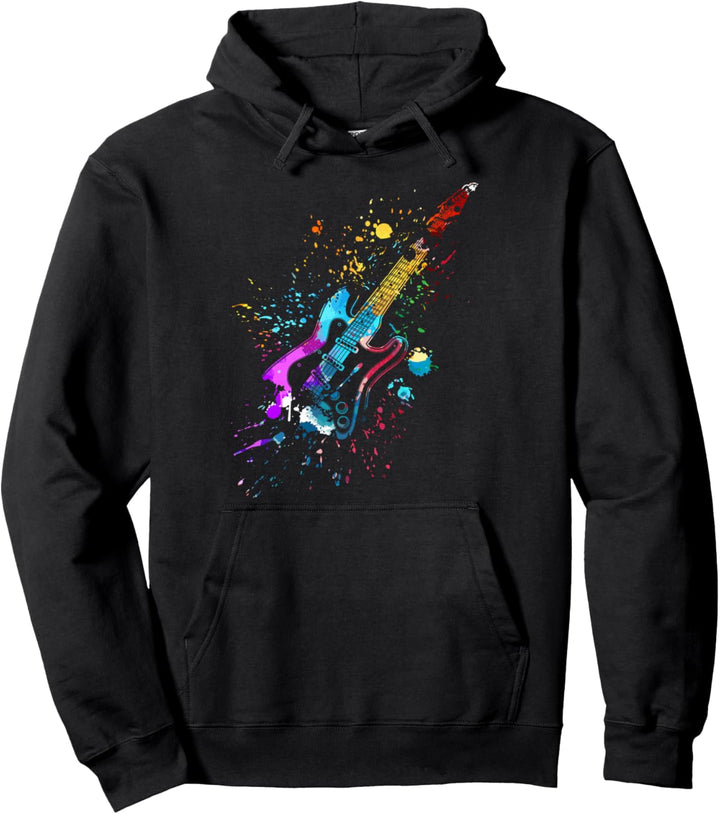 Gitarren TShirt, E-Gitarrist und Musik Band Pullover Hoodie