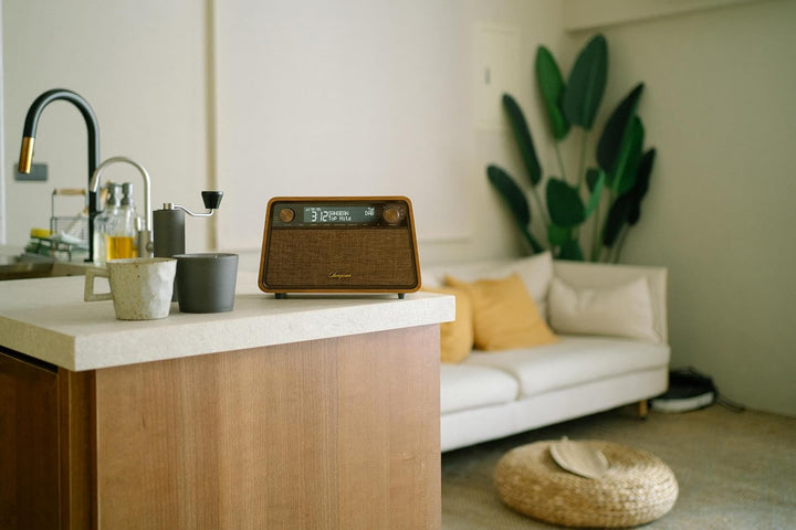 Sangean WR-201D Dab+(10), FM RDS (10) Radio mit Bluetooth, mit LCM-Display für einfaches Ablesen und