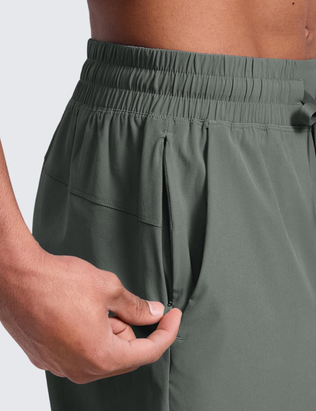 CRZ Yoga Linerless Trainingsshorts für Herren, 17,8 cm, schnelltrocknend, für Laufen, Sport, Fitness