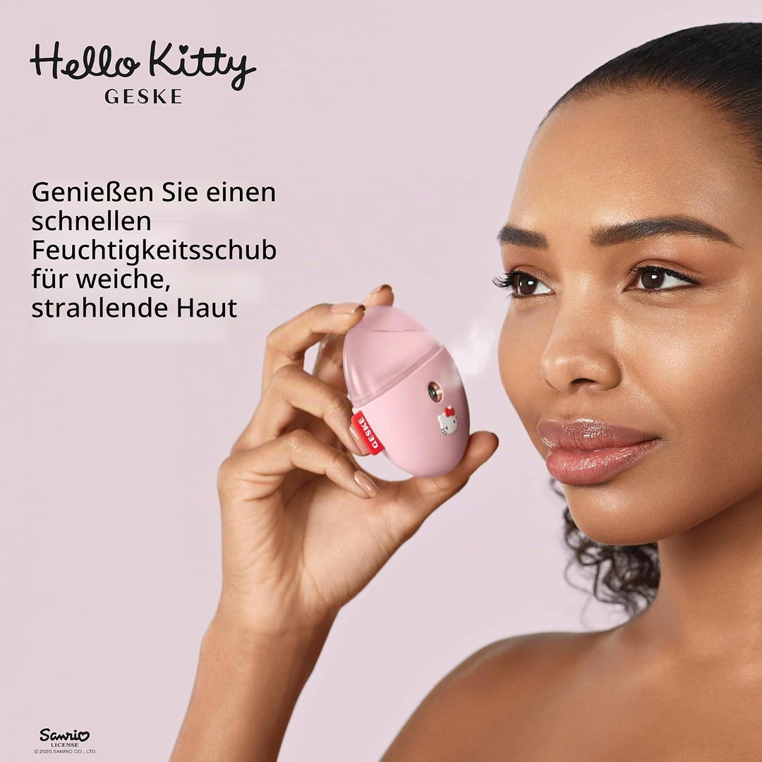 GESKE x Hello Kitty | SmartAppGuided™ Facial Hydration Refresher | 4 in 1 | Wasserzerstäuber | Gesic