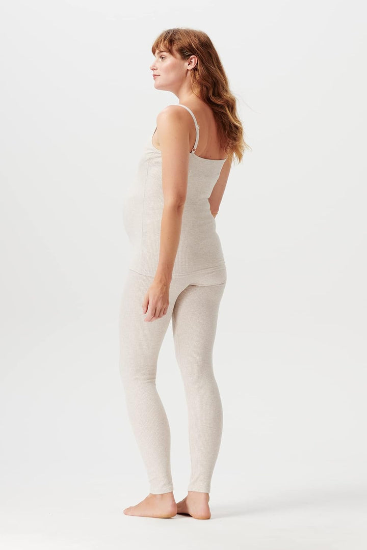 Noppies Damen Strap Top Ane Nursing Trägershirt/Cami Shirt 44 Ras1202 Oatmeal - P611, 44 Ras1202 Oat