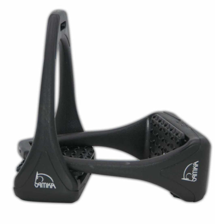 Compositi AMKA Soft Reflex Kunststoff Steigbügel schwarz breit rutschsicher mit Flexibler Tritffläch