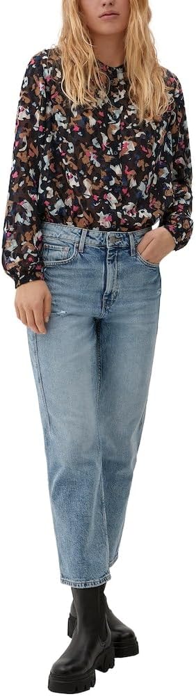 s.Oliver Damen Jeans-hose 7/8 Jeans Hose 7 8, Blau, 38 EU