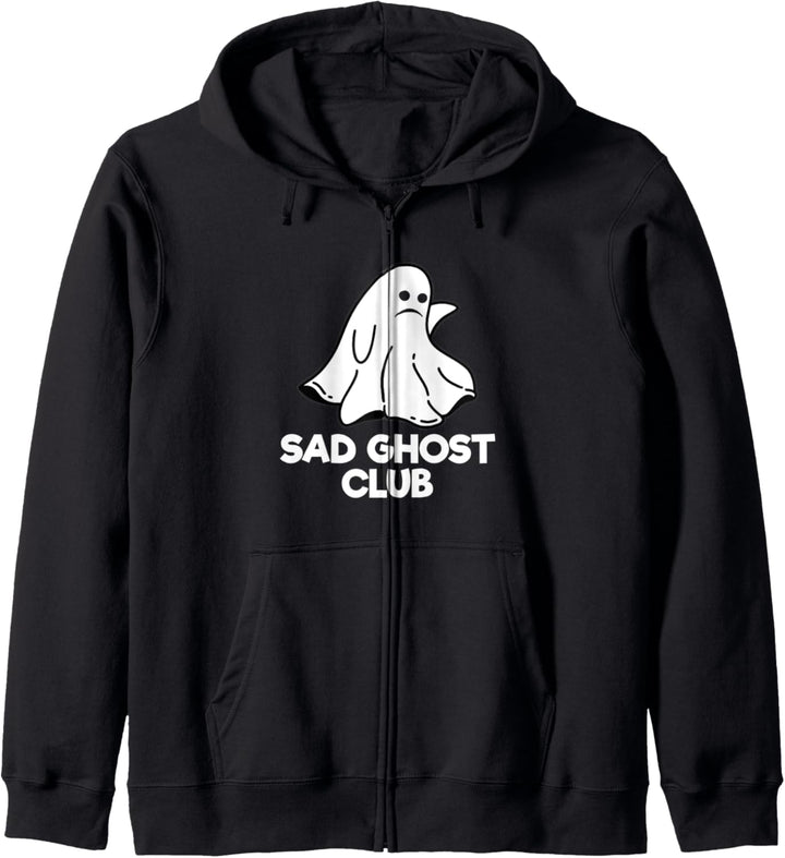 Sad Ghost Club Depressed Gothic Halloween Gothic Lifestyle Kapuzenjacke