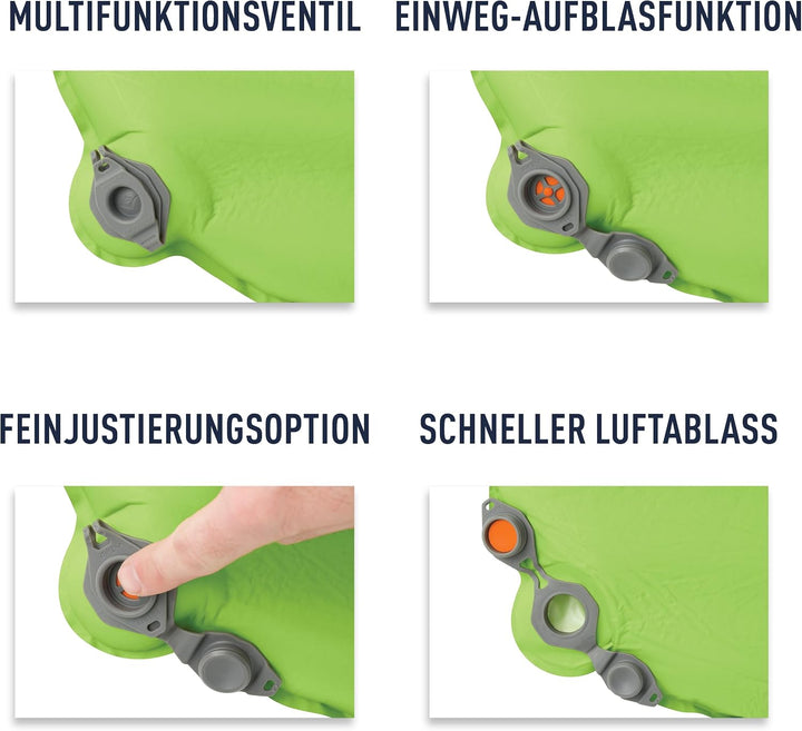 SEA TO SUMMIT - Comfort Light Self Inflating Isomatte - rutschfeste Schlafmatte - Delta Core-Technol