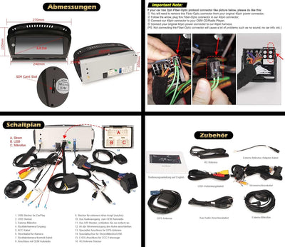 Erisin 8.8 Zoll 8-Kern Android 12.0 GPS Autoradio CarPlay Navi für BMW 3er E90 E91 E92 E93 5er E60 E