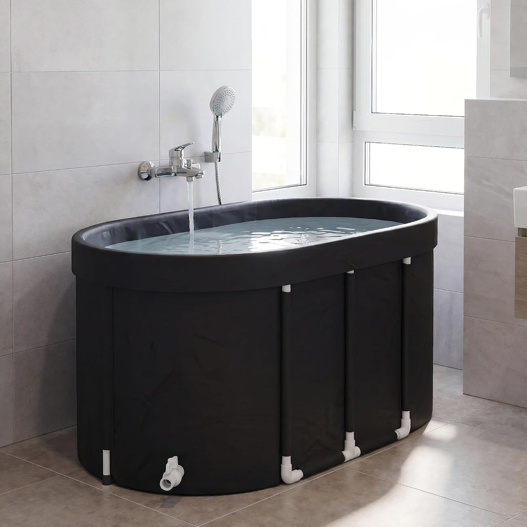 YRHome Eisbad Tonne Aufblasbare Eistonne 115 * 68CM Indoor Outdoor Kältetherapie für Sportler Wellne