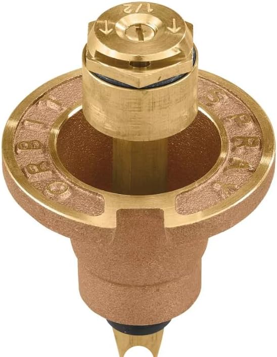 Orbit Versenkregner aus Messing, 1,27 cm Gewinde, halbrund, 5 Stück, 5