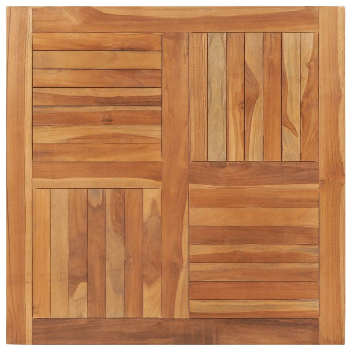 BADJAS Tischplatte Massivholz Teak Quadratisch Schreibtischplatte, DIY Stabile Esstisch, Schreibtisc