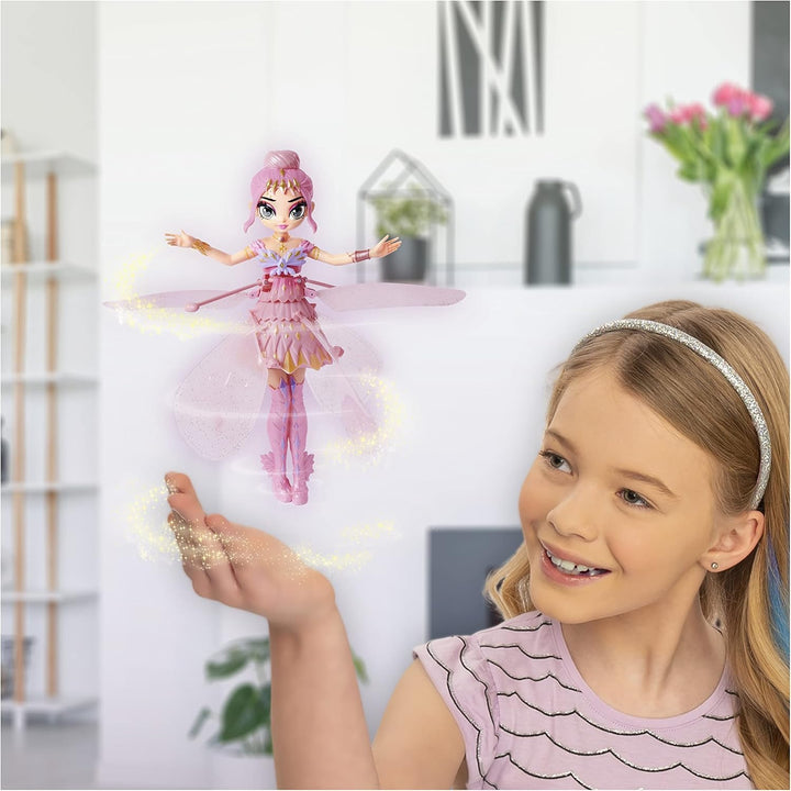 Hatchimals Pixies Crystal Flyers Pinkfarbene Fliegende Feen-Puppe