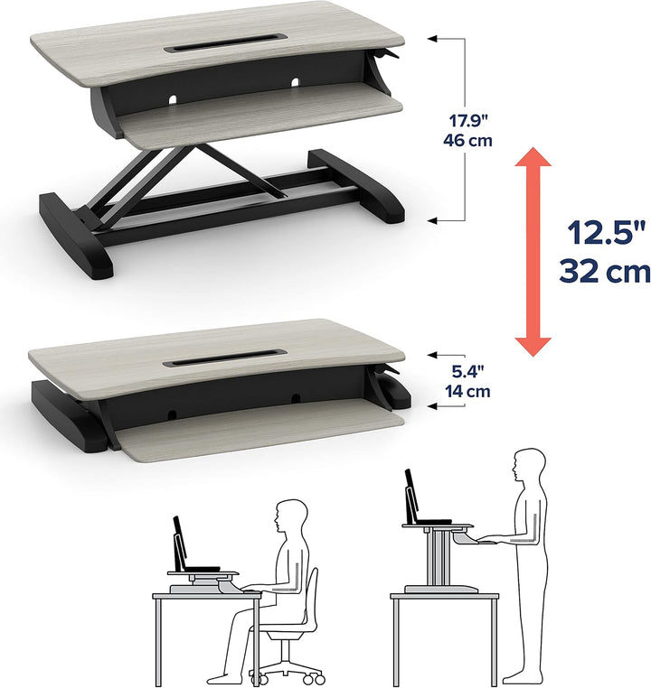 Ergotron WorkFit-Z Mini Sit-Stand Desktop 33-458-917 grau