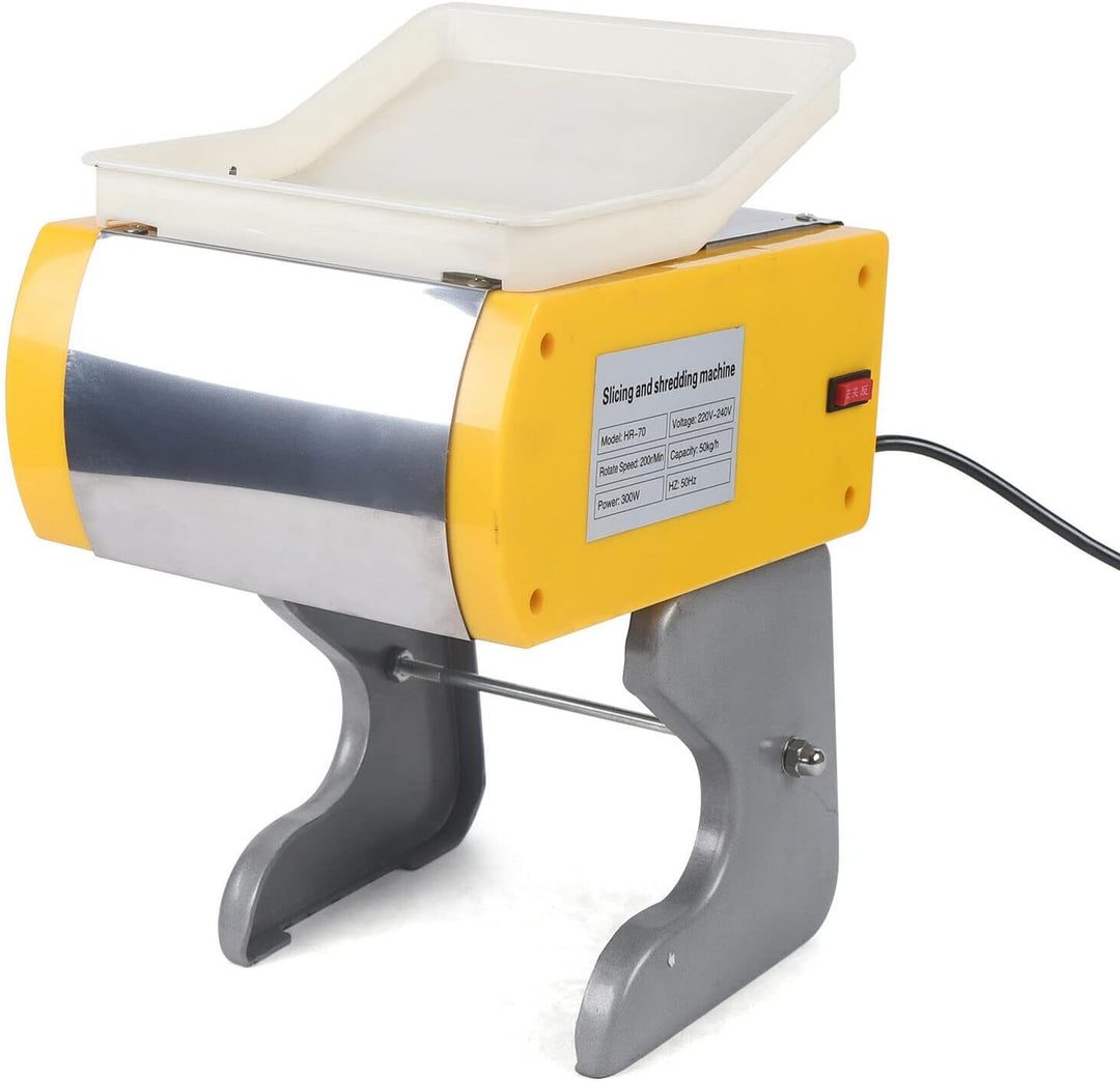 Allesschneider, 300W Elektrischer Aufschnittmaschine 50Kg/H Profi Fleischscheibenmaschine für Gemüse