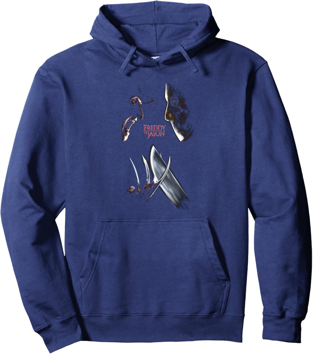 Freddy vs Jason Face Off Pullover Hoodie
