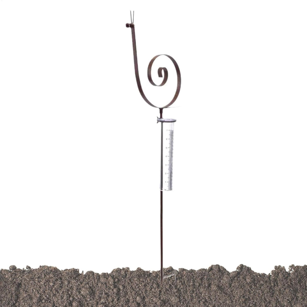 Gartenstecker-Regenmesser, Regenmesser für den Garten | Outdoor Regenmesser Schneckendekor | Monitor