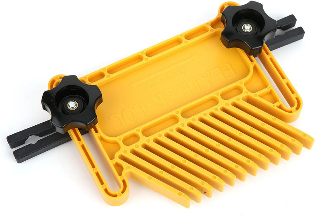 2Pcs 6,5 Zoll/3,5 Zoll Holzbearbeitung Federbrett Set Gelbe Federbretter für Tischkreissäge Bandsäge