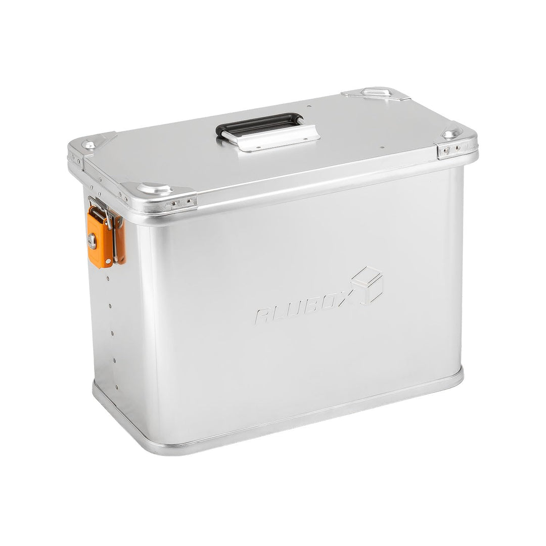 ALUBOX Motorrad Seitenkoffer ABX-M32-32 Liter, Aluminium, 32 Liter