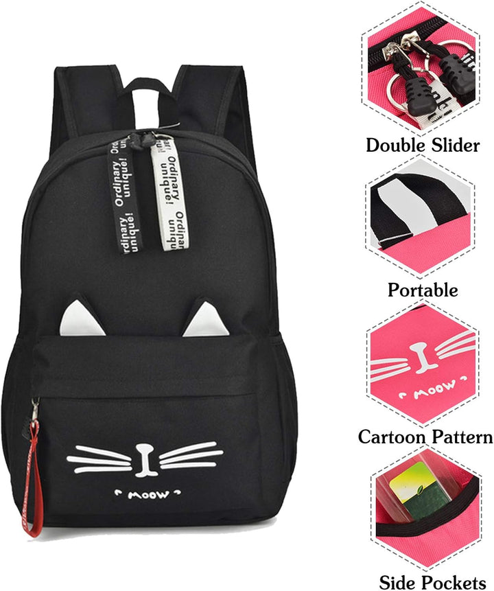 FANDARE Mädchen Schulrucksack Casual Daypack Teenager Schultasche Rucksäcke School Bag für Reise Ein