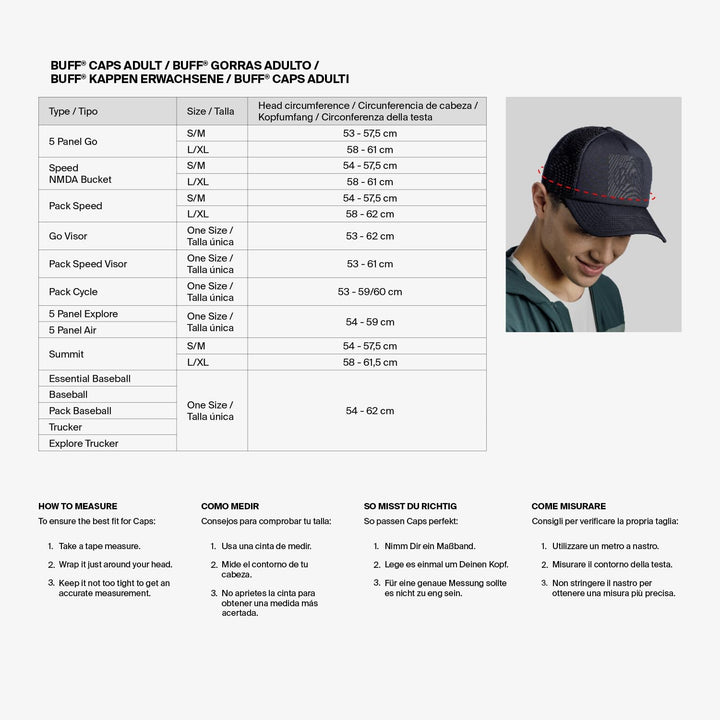 Buff Unisex Harq Multi Booney-Mütze S Multi, S Multi