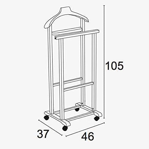 ARREDAMENTIITALIA Arredamenti Italia Herrendiener für Schlafzimmer ATRI, Holz -Farbe: Naturlich AR-I