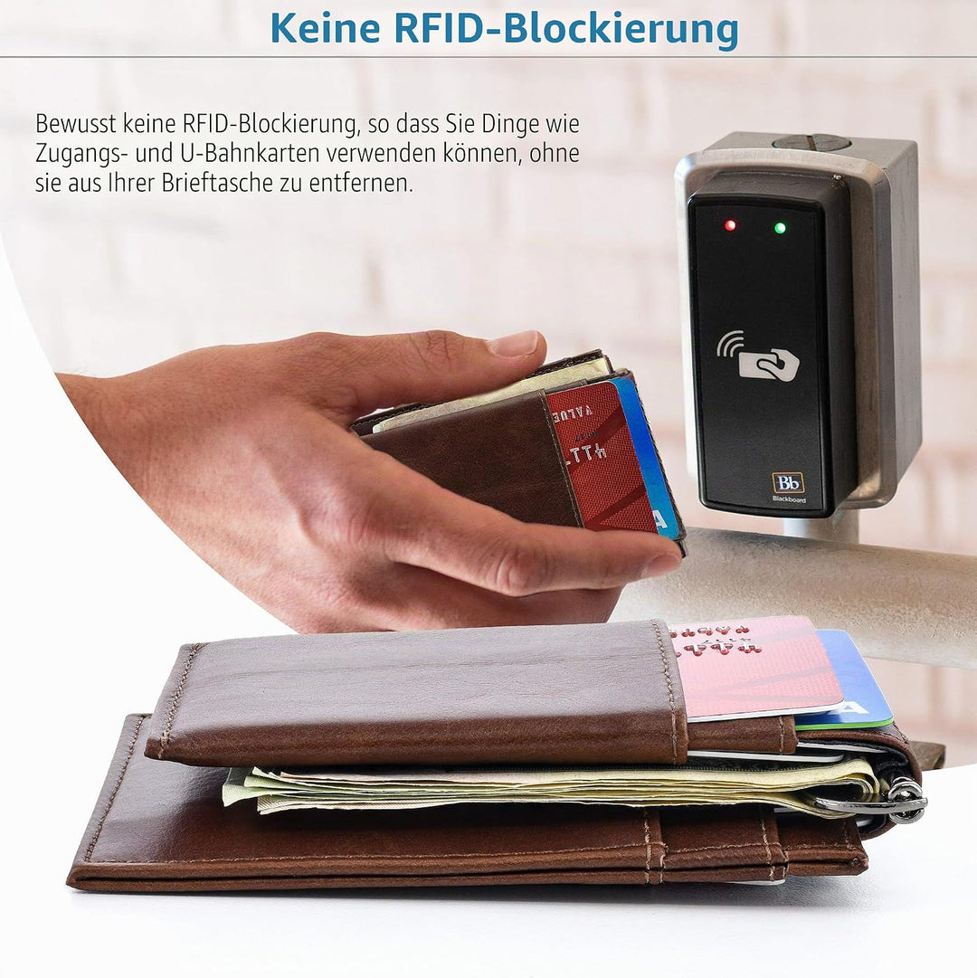 Dockem The Latcher und The Rȳd: Die modulare, minimalistische Brieftasche (echtes Leder) Virtuosa Br