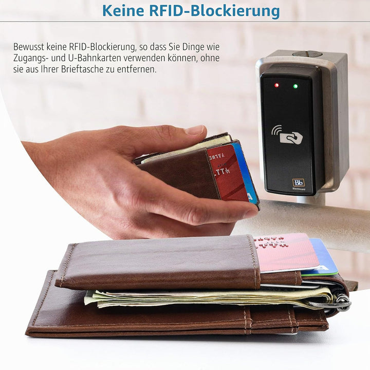 Dockem The Latcher und The Rȳd: Die modulare, minimalistische Brieftasche (echtes Leder) Virtuosa Br