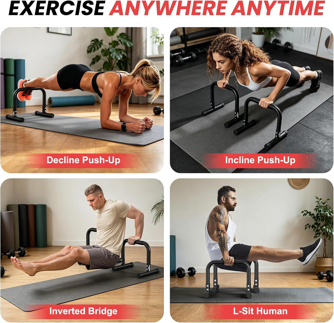 RELIFE REBUILD YOUR LIFE Dip Station Dip Bar Barren Parallettes Push Up Dip-Ständer Einstellbar Eins