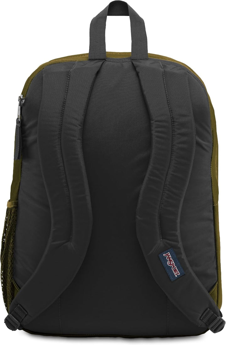 JanSport BIG STUDENT Grosser Rucksack, 15 inch -Laptopfach Army Green, Army Green