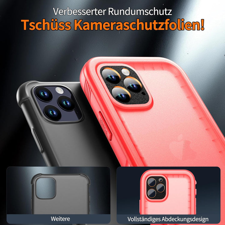 Cozycase TOP Militärschutz Hülle für iPhone 12 Pro Max wasserdichte 360 Grad Panzerhülle Outdoor Cas