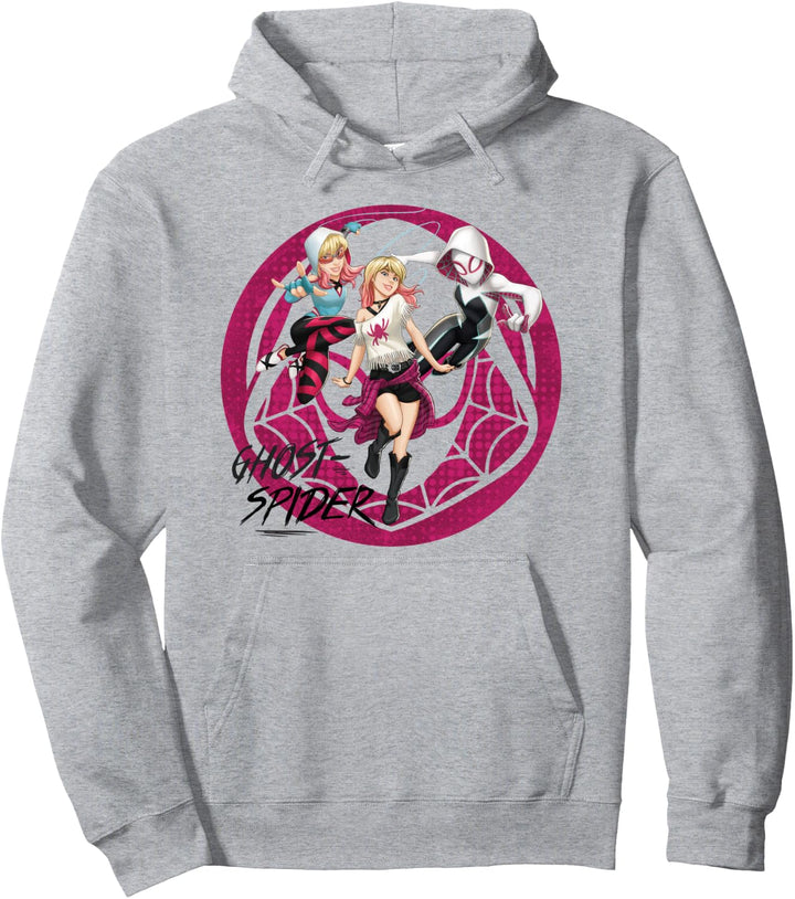 Marvel Rising Secret Warriors Ghost-Spider Costumes Pullover Hoodie