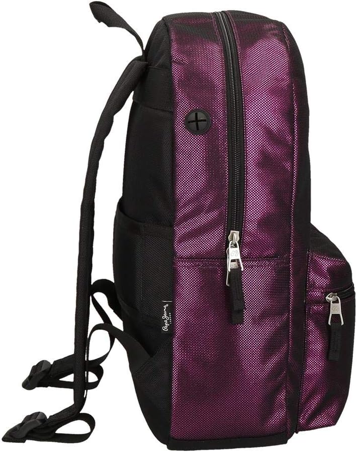 Pepe Jeans Lily Laptop-Rucksack Violett 32x44x15 cms Polyester 15,6" 21.5L Pc Rucksack, Pc Rucksack