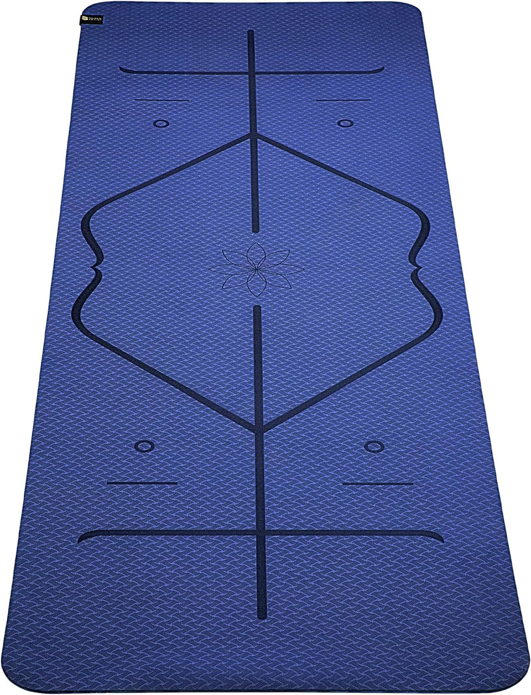 SUPERLETIC Yogamatte & Gymnastikmatte - 0.8/1.0/1.5 cm Dicke,Sportmatte Rutschfest mit Tragegurt, Ha