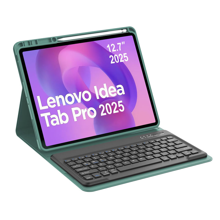 Occtingkind für Lenovo Idea Tab Pro 12,7 Hülle mit Tastatur, Abnehmbare Bluetooth Tastatur für Lenov