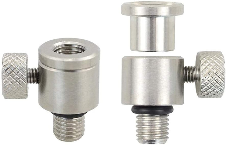 Hirisi Tackle 4 x Karpfenangeln Schnellwechsel Verbinder für Rod Pod Edelstahl