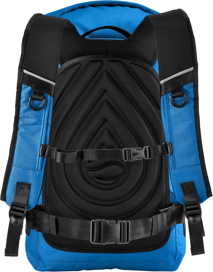 Skog Å Kust BackSåk Pro Rucksäcke mit luftdichter Reissverschlusstasche Blau 35 Liter, Blau 35 Liter