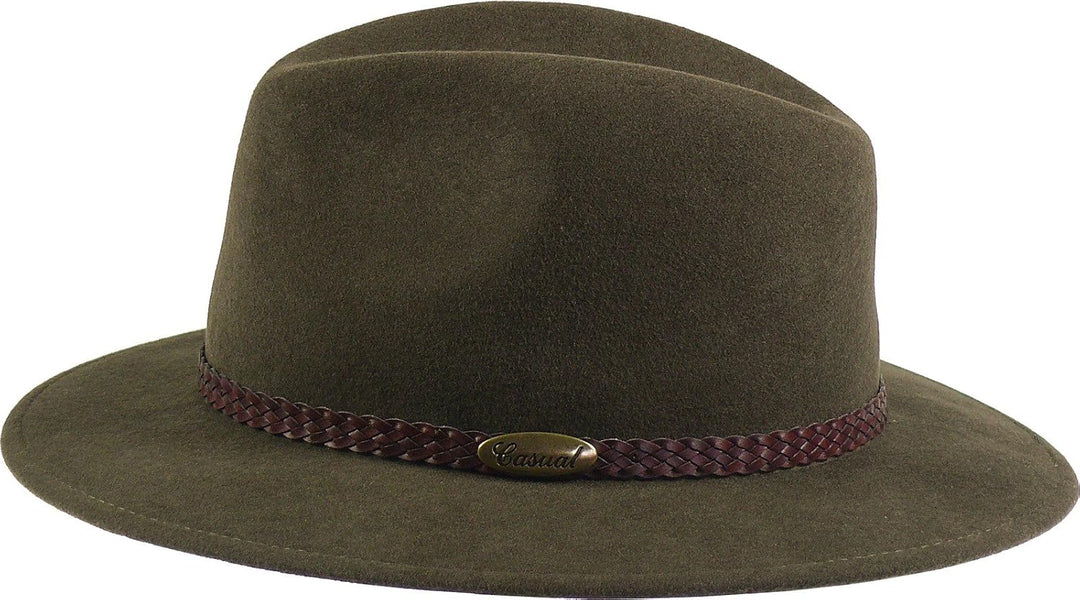 Harrys-Collection Herren rollbarer Hut in 3 Farben 55 schlamm, 55 schlamm