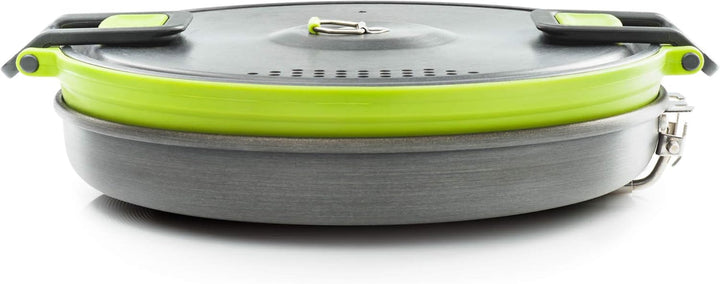 GSI Outdoors Auspuff Set mit Fry Pan Topf, Grün, Talla única