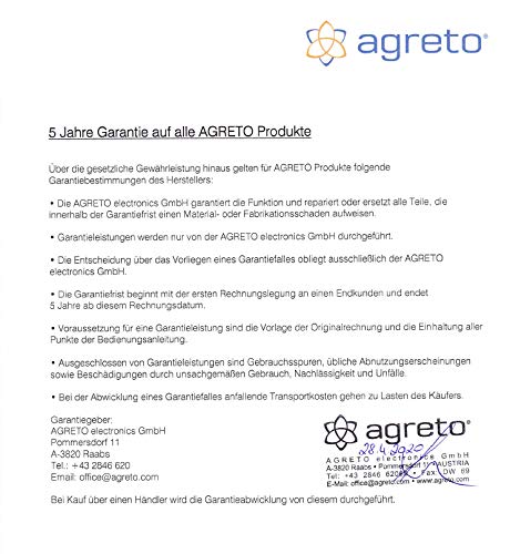 AGRETO Temperaturmesssonde, Heusonde, 2,8 m Lanzenlänge, robustes Messgerät, Messbereich bis 110 °C,