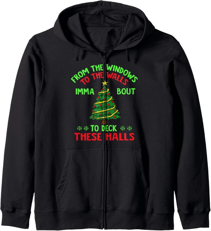 From The Window To The Wall Christmas Kapuzenjacke