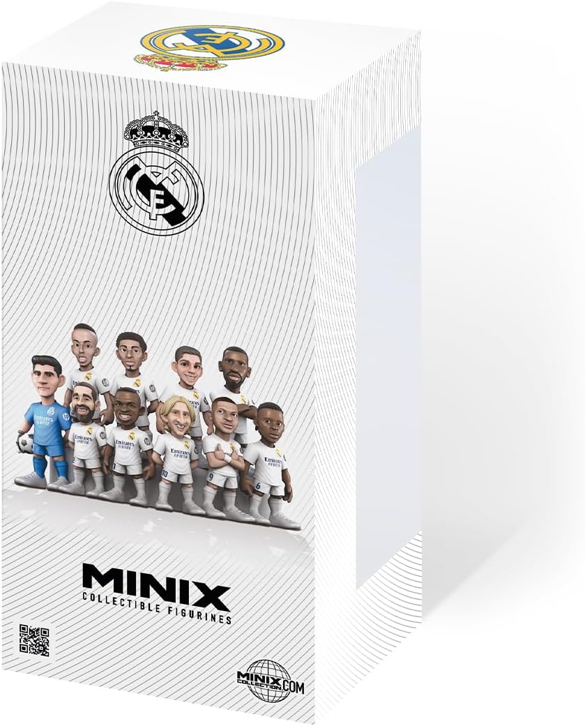 MINIX Sammelfigur MN18451 Mbappé, Real Madrid, Sammlerstück, 12 cm, Geschenkidee für Kinder und Erwa
