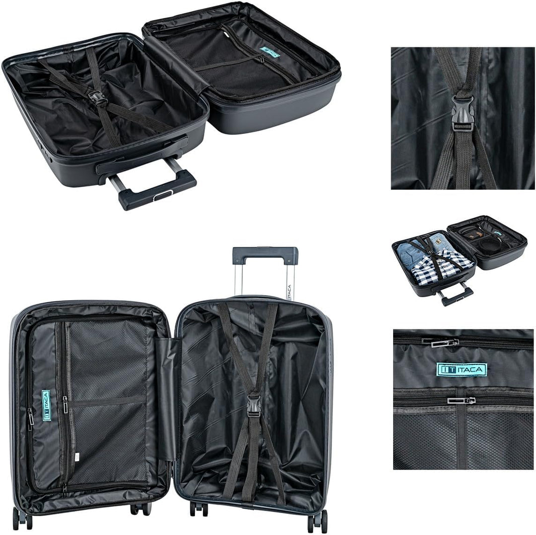 ITACA - Koffer & Trolleys, Handgepäck Koffer, Reisekoffer, Trolley mit Rollen - leicht, robust und i