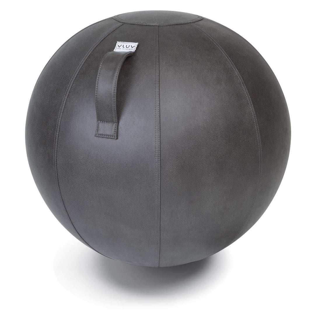 VLUV VEEL Sitzball, ergonomisches Sitzmöbel für Büro und Zuhause, Farbe: Elephant (dunkelgrau antik)