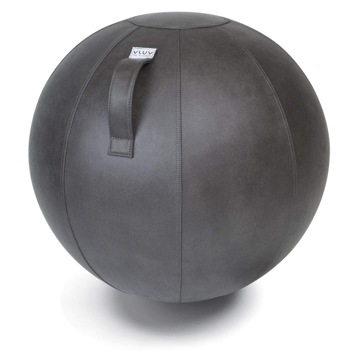 VLUV VEEL Sitzball, ergonomisches Sitzmöbel für Büro und Zuhause, Farbe: Elephant (dunkelgrau antik)