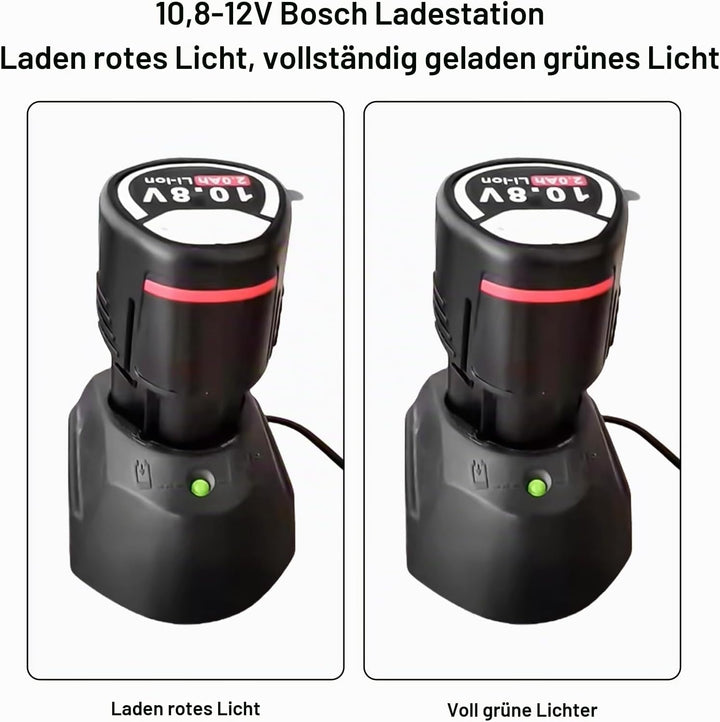 10.8V/ 12V Akku Ladegerät für Bosch Professional AL1115CV Li-ion Akkus ladegerät für Bosch BAT411 AL