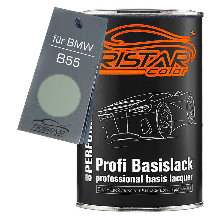 TRISTARcolor Autolack Dose spritzfertig für BMW B55 Feric Grey II Metallic Basislack 1,0 Liter 1000m