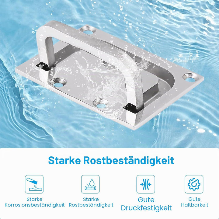 Keenso Bootsluke Griff, 316 Edelstahl Marine Lukenheber Bodengriffe Boot Kabinett Bodenheber Einlass